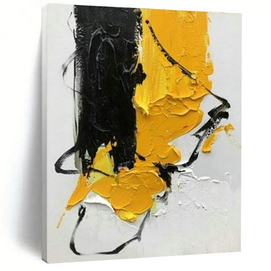 Yellow - Accented Abstract Art for Modern Kitchen & Art - Lover’s Studio DLZ1447