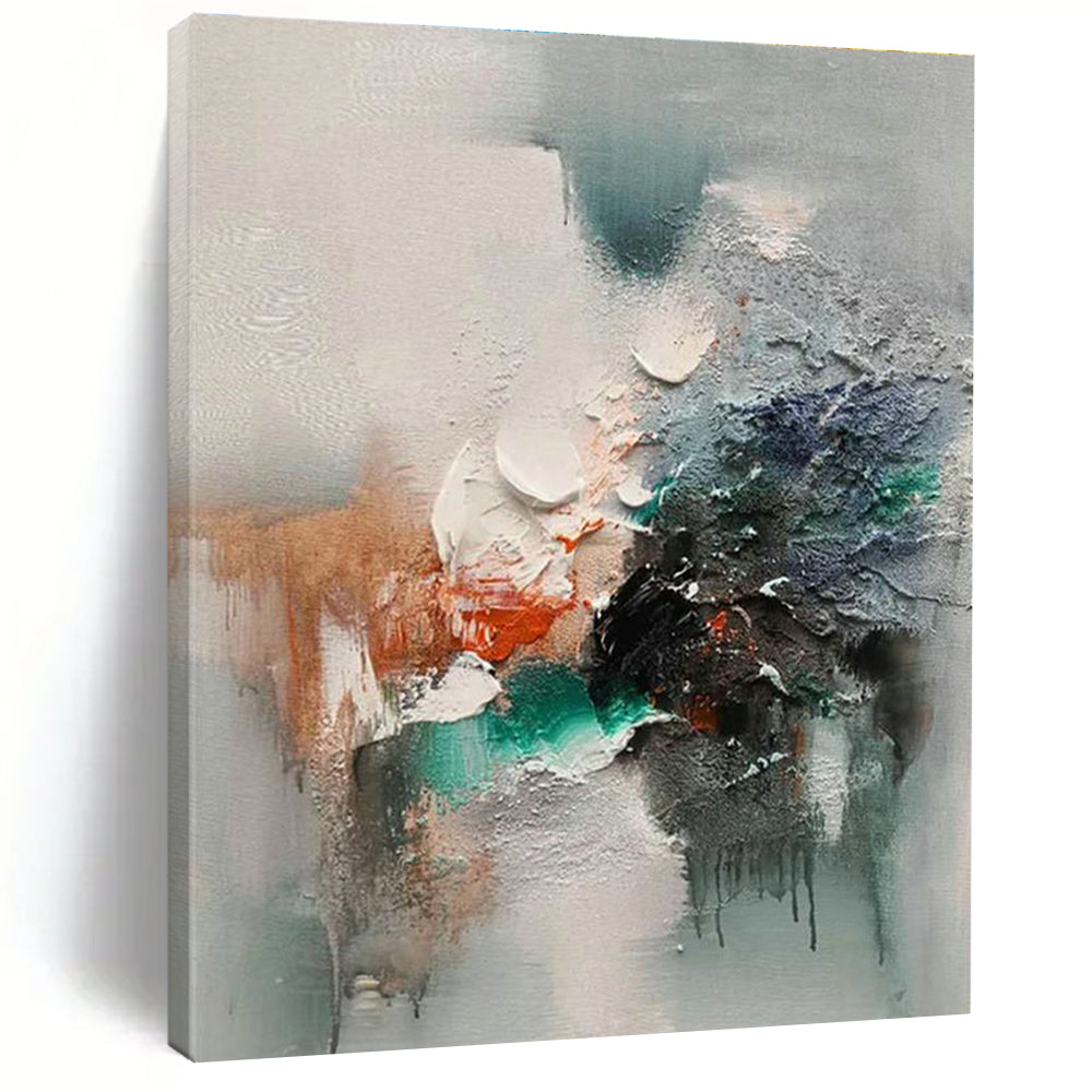 Gray - Toned Abstract Art for Office & Study Room DLZ2272