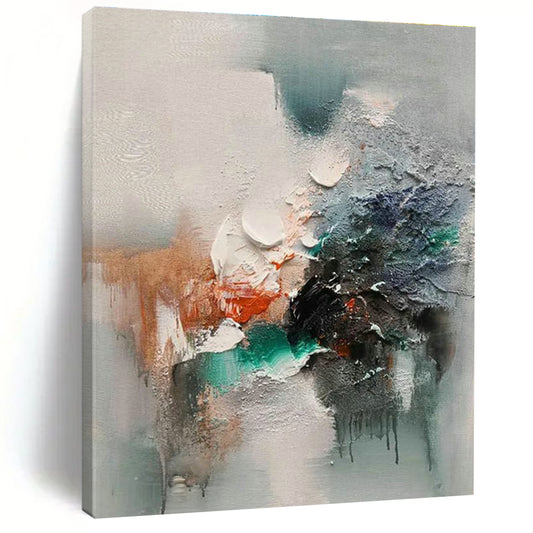 Gray - Toned Abstract Art for Office & Study Room DLZ2272
