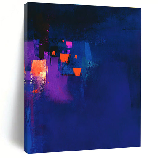 Dark Blue with Neon Accents for Modern Nightclub & Urban Art Space STSC544