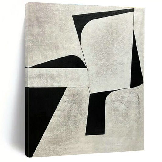 Monochrome Geometric Art for Minimalist Law Office & Modern Art Library DLZ1516