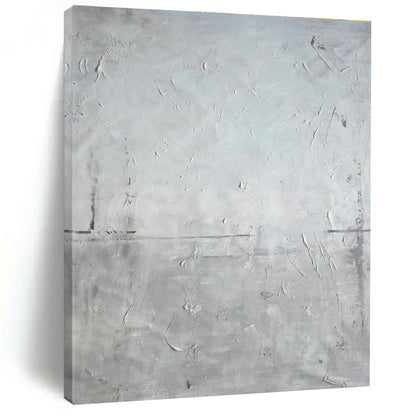 Minimalist Gray - Texture Abstract Art for Modern Living Room & Gallery Corridor DLZ2281