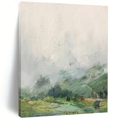 Misty Mountain Landscape Art for Nature - themed Spa & Rustic Cabin DLZ2241