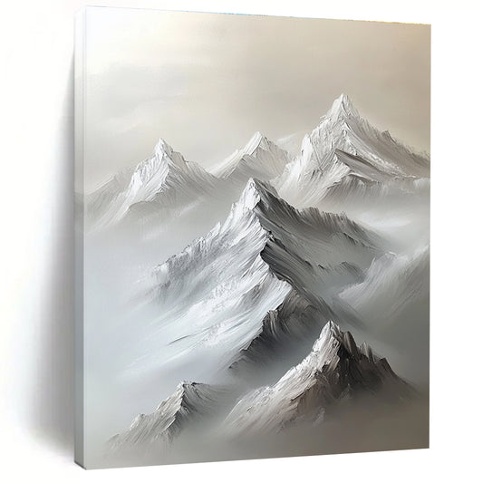 Misty Mountain Peaks for Serene Bedroom & Yoga Studio STSC1254