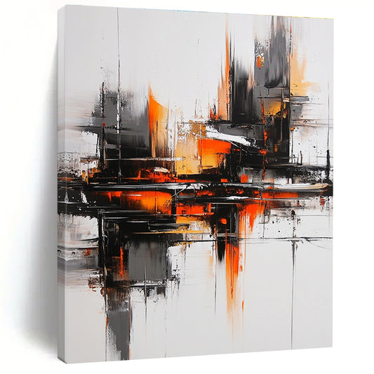 Vibrant Urban Abstract Art for City - Lover’s Home Office & Contemporary Art Gallery STSC1353