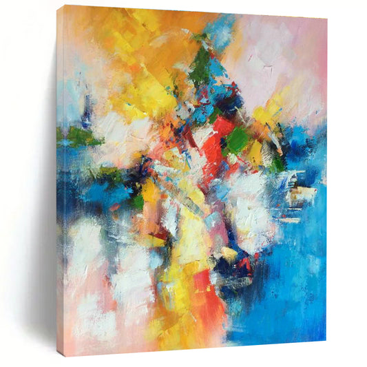 Vibrant Colors Abstract Art for Living Room & Cottage DLZ0344