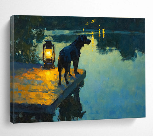 Heartwarming Pet Art for Lakeside Home & Pet - Friendly Pub SC597