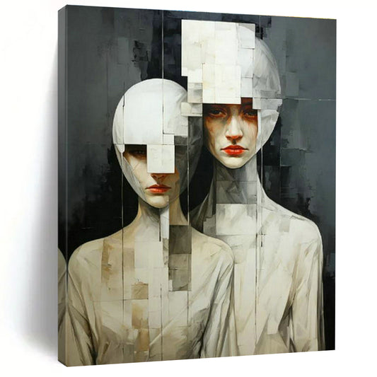Cubist Figures Art for Living Room & Office DLZ0330
