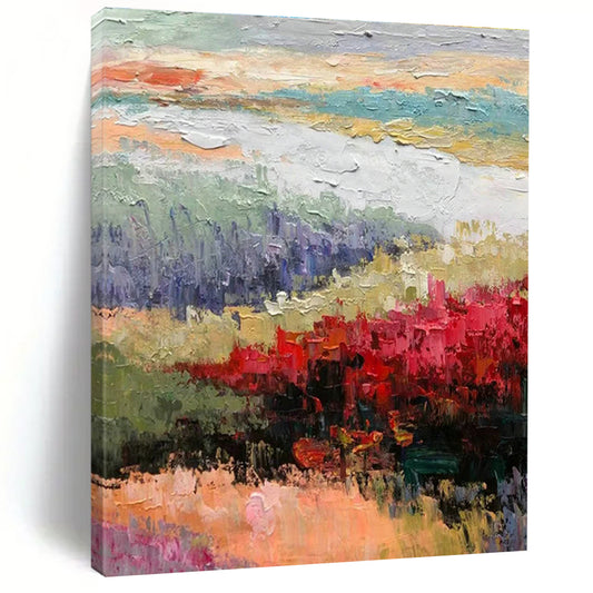 Colorful Landscape Oil Painting for Living Room & Garden Café DLZ1280