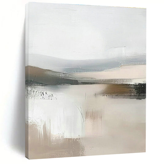 Minimalist Landscape Abstract Art for Modern Office Lounge & Zen - Themed Hotel Room DLZ0722