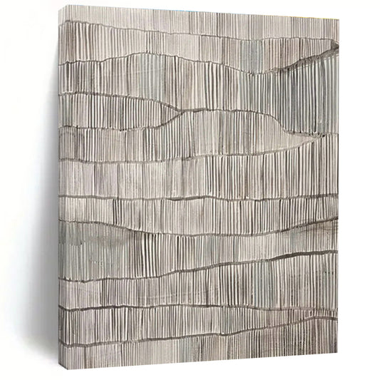 Wavy Line Textured Art for Coastal Restaurant & Art Gallery Atrium DLZ1041