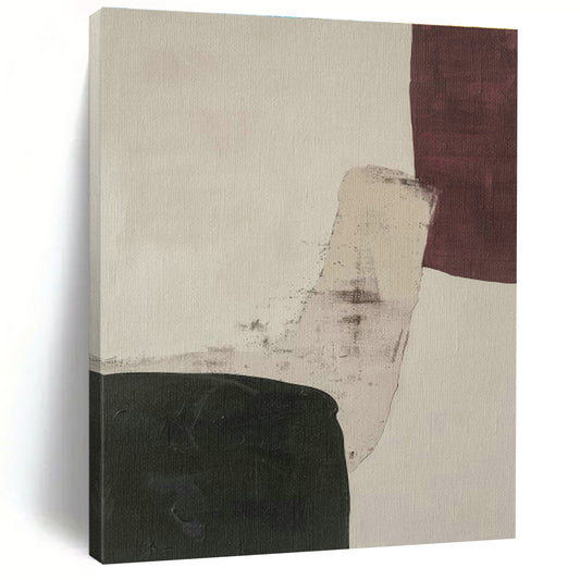 Brown - Black - White Abstract Art for Living Room & Bedroom DLZ0408