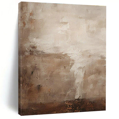 Beige Abstract Texture Art for Minimalist Living Room & Neutral - Toned Office DLZ2170