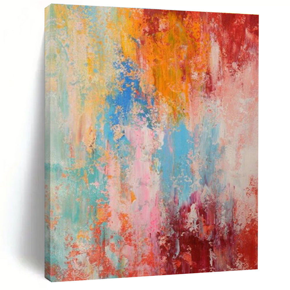 Colorful Abstract Art for Creative Café Communal Dining Walls DLZ0029