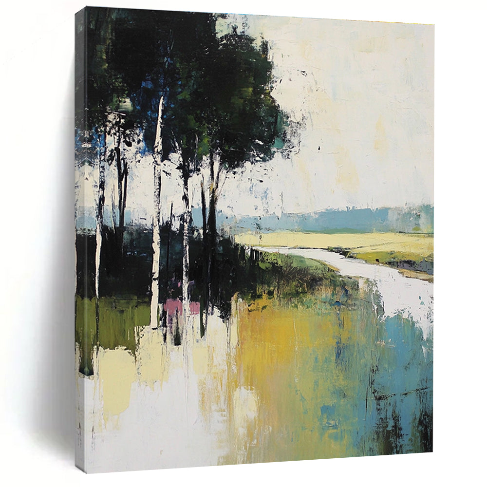 Abstract Landscape with Trees for Living Room & Art Gallery STSC100