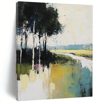 Abstract Landscape with Trees for Living Room & Art Gallery STSC100