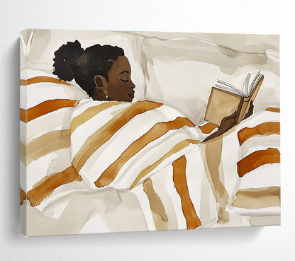 Cozy Lifestyle Art for Bedroom & Bookstore Café SC617