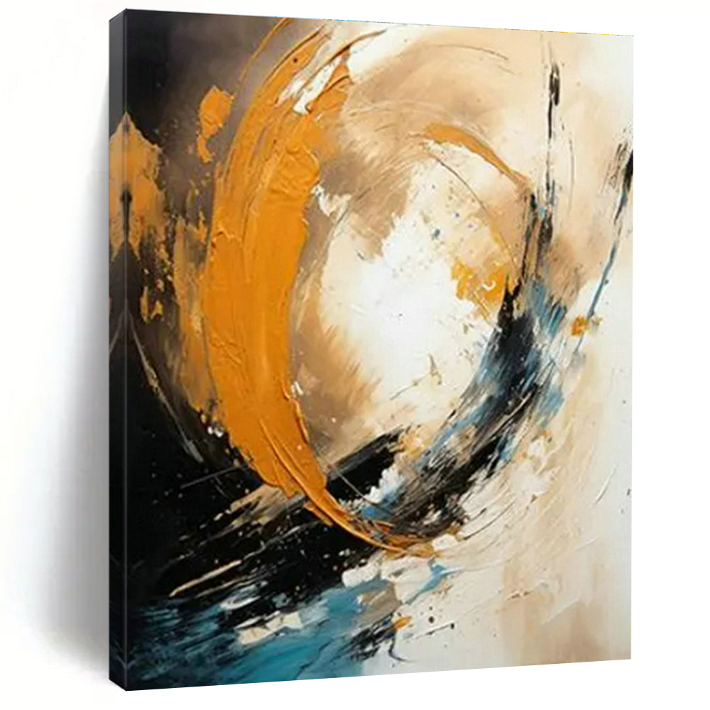 Dynamic Circle Abstract Art for Trendy Café & Art - Lovers’ Studio DLZ1712