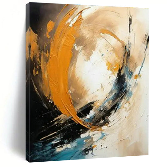 Dynamic Circle Abstract Art for Trendy Café & Art - Lovers’ Studio DLZ1712