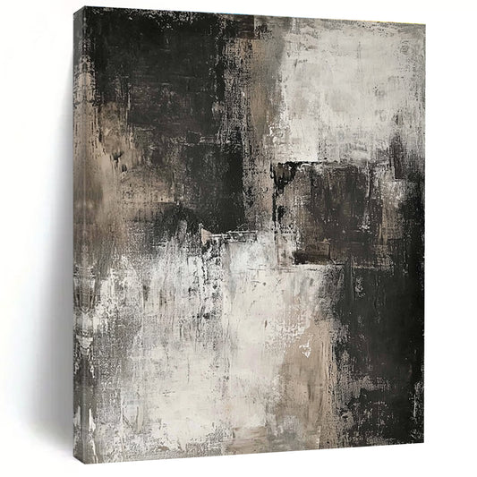 Industrial Gray Abstract Art for Loft & Gallery STSC069
