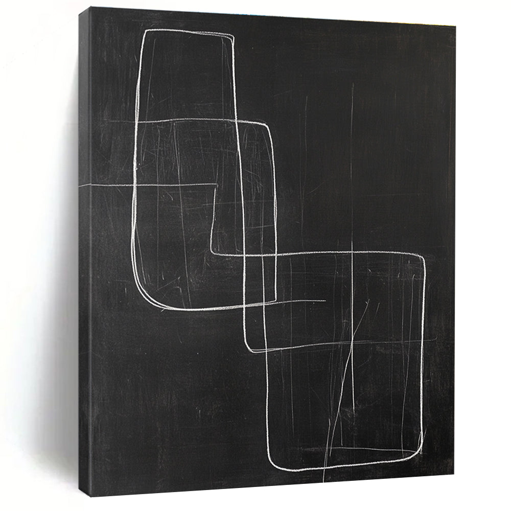 Chalk Line Abstract for Industrial - Chic Gallery & Modern Lounge STSC1185