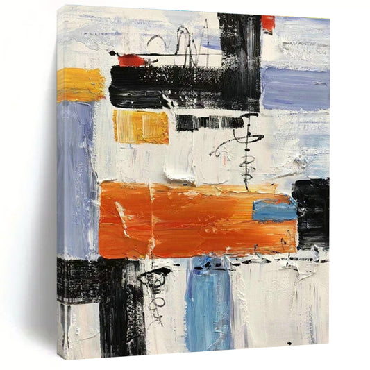 Colorful Abstract Composition Art for Creative Studio & Community Center DLZ0625