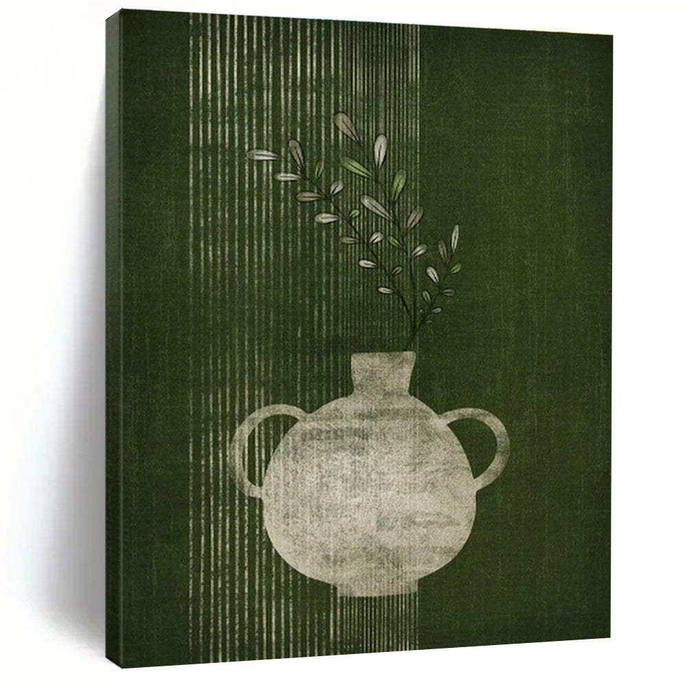 Nature - Inspired Vase Art for Scandinavian Kitchen & Bohemian Dining Nook DLZ1383