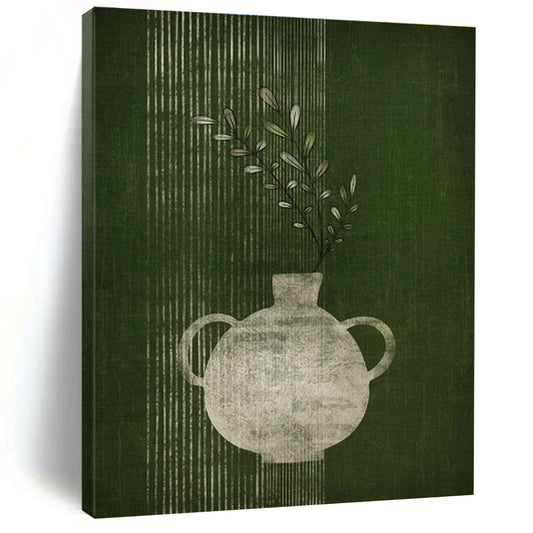 Nature - Inspired Vase Art for Scandinavian Kitchen & Bohemian Dining Nook DLZ1383