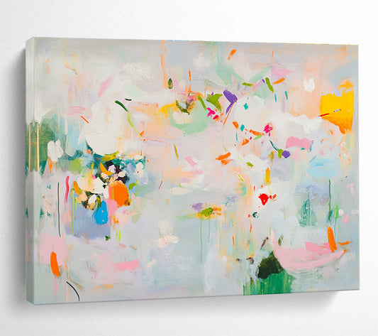 Vivid Abstract Flowers Art for Garden - Themed Restaurant & Art Gallery SC384