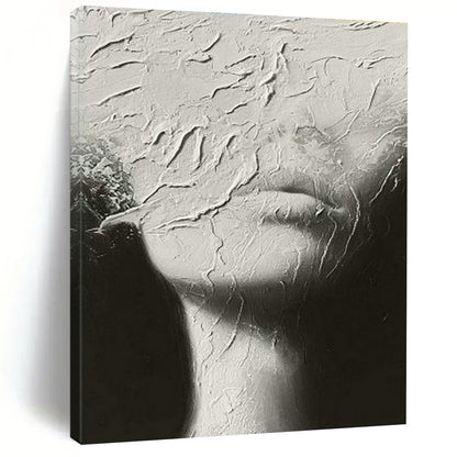 Black - White Portrait Art for Sophisticated Home Library Feature Walls DLZ0223