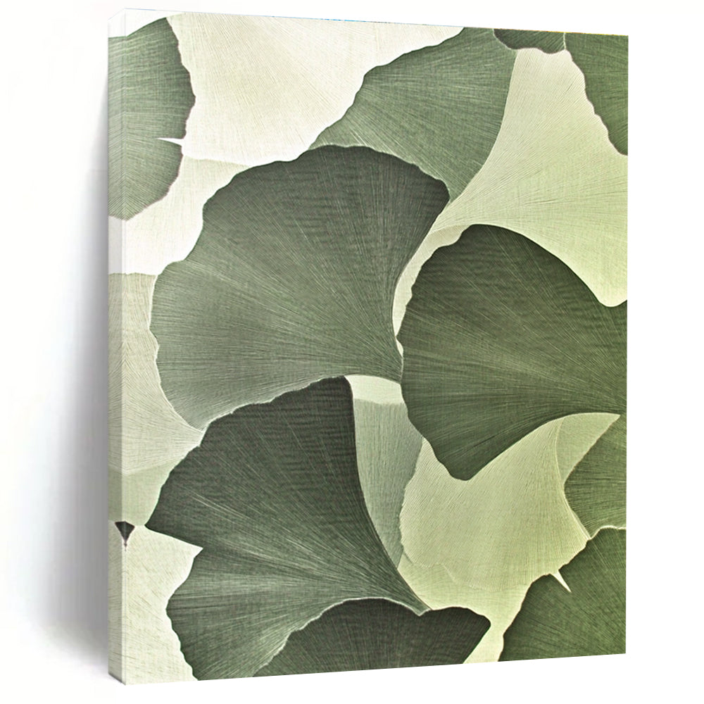 Ginkgo Leaf Pattern for Asian - Inspired Tea House & Botanical Art Studio STSC942
