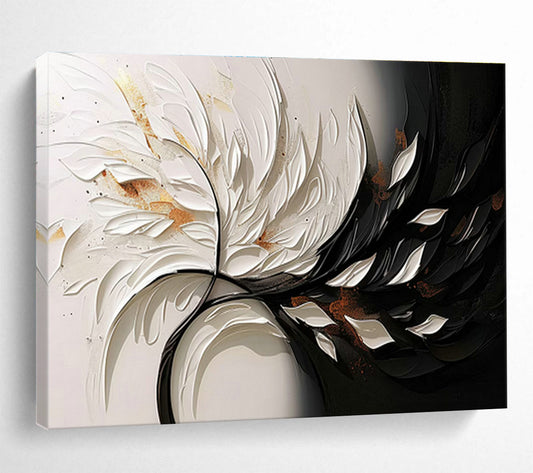 3D Feather - Shaped Art for Glamorous Boutique Dressing Rooms DLZ3130