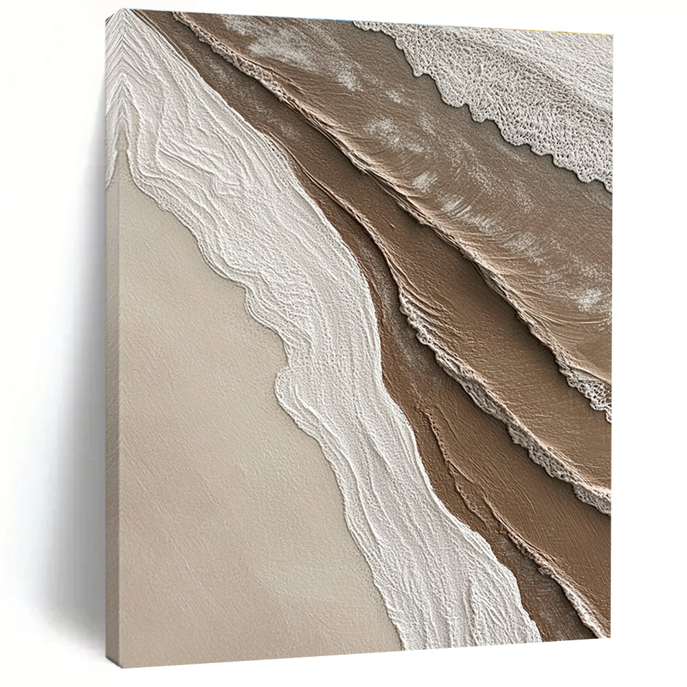 Textured Earth - Tone Waves for Bohemian - Chic Living Room & Nature - Inspired Spa STSC951