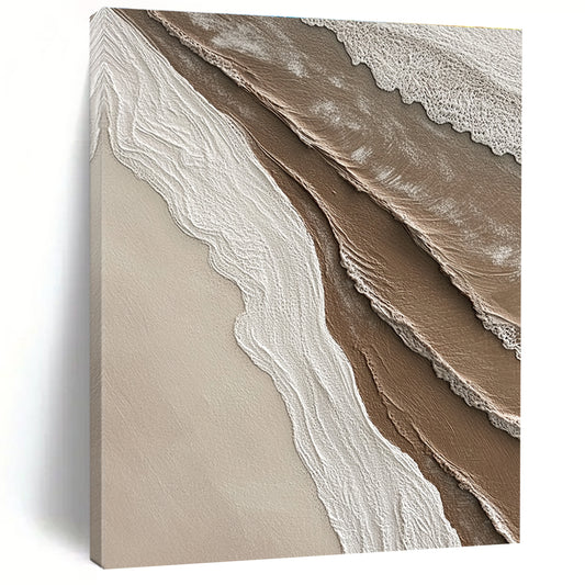 Textured Earth - Tone Waves for Bohemian - Chic Living Room & Nature - Inspired Spa STSC951