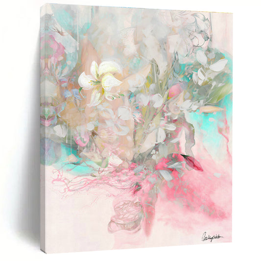 Dreamy Floral Watercolor Art for Wedding Venue & Home Bedroom DLZ1091