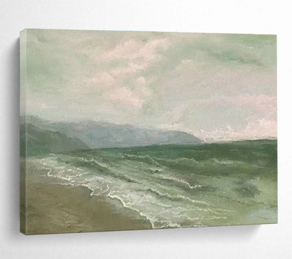Light - Color Seaside Abstract for Coastal Bed and Breakfast DLZ2988