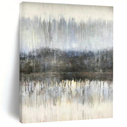 Misty Forest Reflection for Nature - Themed Spa & Rustic Cabin Living Room DLZ0883