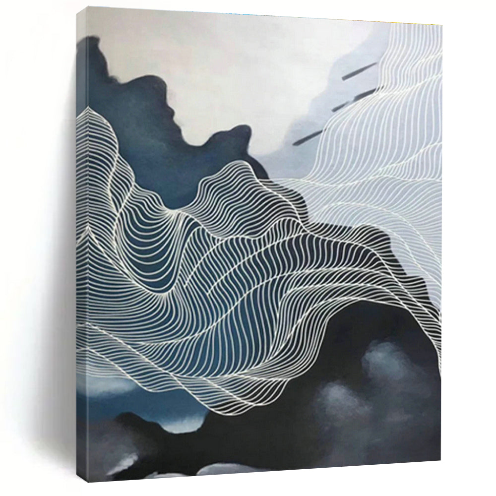 Line Landscape Abstract Art for Living Room & Study DLZ0548