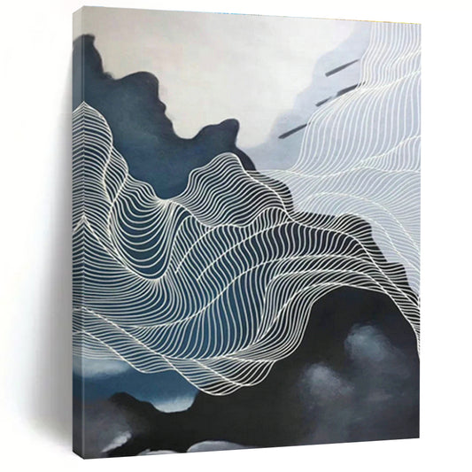 Line Landscape Abstract Art for Living Room & Study DLZ0548