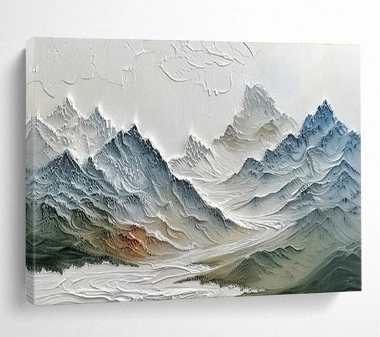 3D Mountain Relief Art for Grand Foyer with Nature Vibe DLZ2837