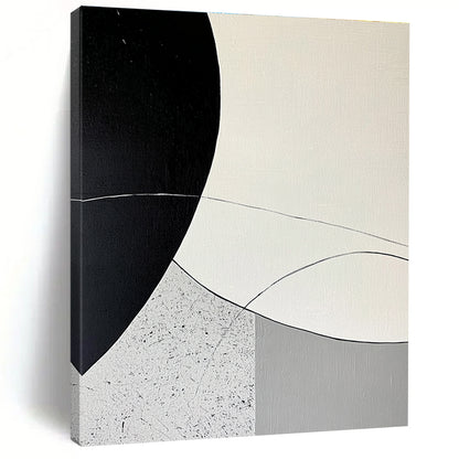 Monochrome Geometric Minimalism for Industrial - Chic Loft & Contemporary Art Space STSC436