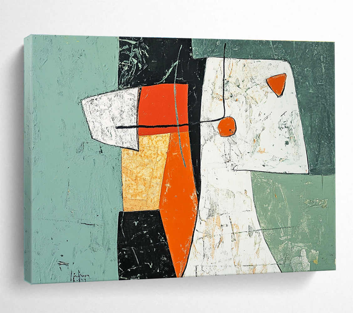 Abstract Geometric Forms Art for Industrial - Chic Loft & Avant - Garde Home SC198
