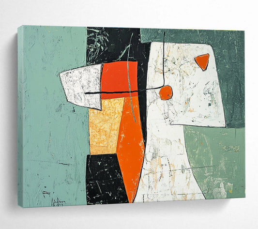 Abstract Geometric Forms Art for Industrial - Chic Loft & Avant - Garde Home SC198