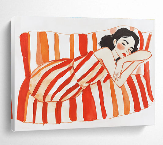 Cozy Figurative Art for Bedroom & Boutique Hotel SC573