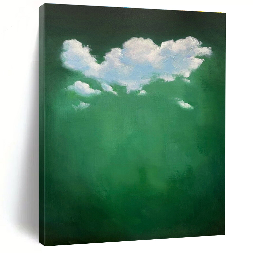 Green Clouds Painting for Botanical Garden Center & Wellness Spa DLZ0614