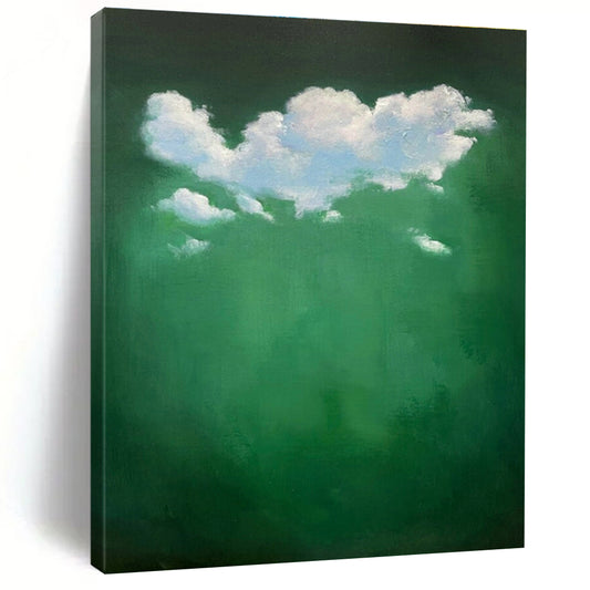 Green Clouds Painting for Botanical Garden Center & Wellness Spa DLZ0614