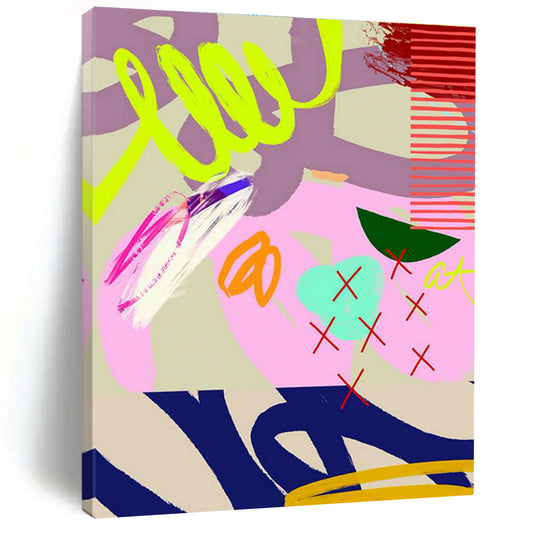 Neon Pink - Purple Art for Youth - Focused Retail Storefronts DLZ0132
