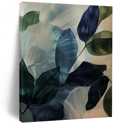 Transparent Leaf Art for Botanical - Themed Bathroom & Modern Conservatory DLZ0979