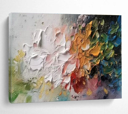 Impasto Flower Bouquet Art for Romantic Wedding Venues DLZ3084