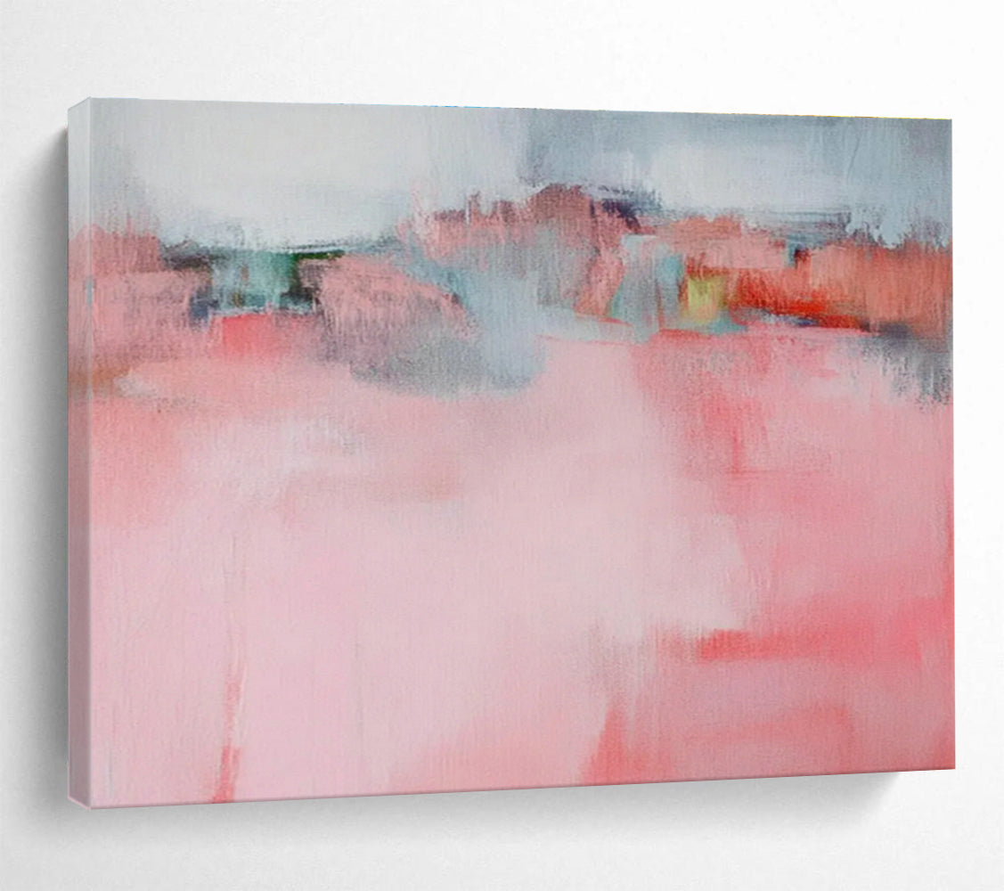 Pink - Tone Abstract Ambiance Art for Cozy Girls’ Lounge DLZ2871